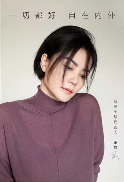 王菲代言内外